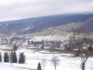 Les Verrières, village frontière