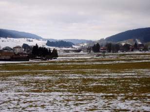 Les Verrières, village frontière