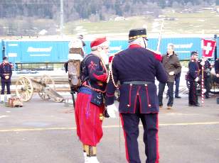 Commémoration 1 février 1871, l'armée du Général Bourbaki entre aux Verrières