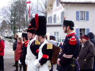 Commémoration 1 février 1871, l'armée du Général Bourbaki entre aux Verrières