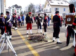 Commémoration 1 février 1871, l'armée du Général Bourbaki entre aux Verrières