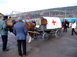 Commémoration 1 février 1871, l'armée du Général Bourbaki entre aux Verrières
