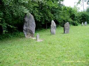 Menhirs néolithique de Clendy