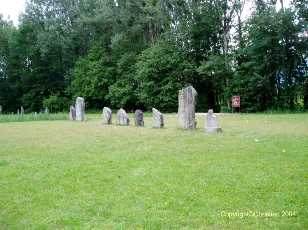 Menhirs néolithique de Clendy