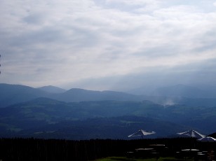 Plateau des Baronnies depuis le Château fort de Mauvezin