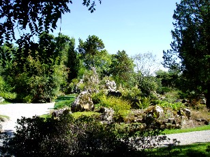 Jardin botanique au mois d'août à Genève