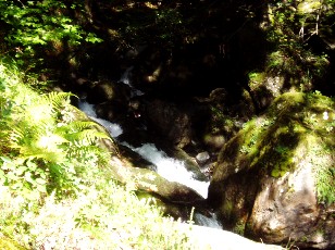 La montée au lac Bleu