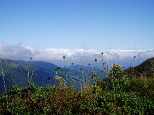 La montée au lac Bleu