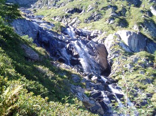 La montée au lac Bleu
