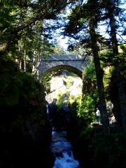 Le Pont d'Espagne, parc national des Pyrénées sur la commune de Cauterets