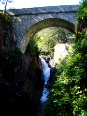 Le Pont d'Espagne, parc national des Pyrénées sur la commune de Cauterets