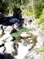 Le Pont d'Espagne, parc national des Pyrénées sur la commune de Cauterets