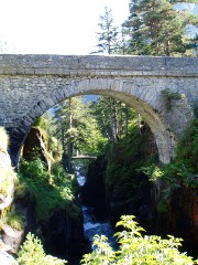 Le Pont d'Espagne, parc national des Pyrénées sur la commune de Cauterets
