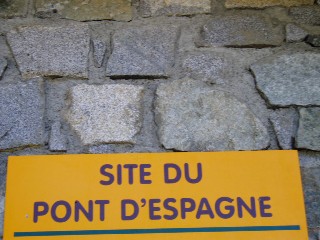 Le Pont d'Espagne, parc national des Pyrénées sur la commune de Cauterets