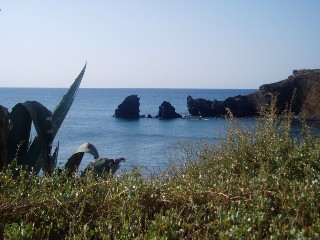 Les falaises avec les deux frères