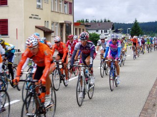 Passage du Tour de France 2009 à L'Auberson, étape Pontarlier-Verbier