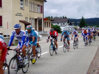 Passage du Tour de France 2009 à L'Auberson, étape Pontarlier-Verbier